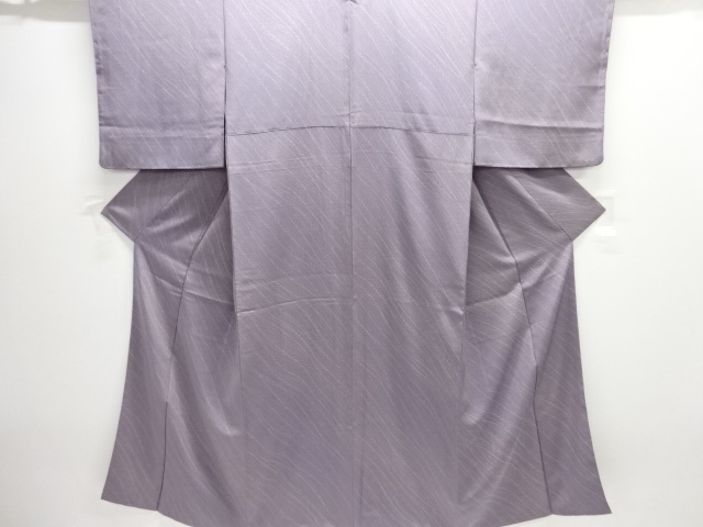 JAPANESE KIMONO / KOMON / ABSTRACT DIAGONAL STRIPE